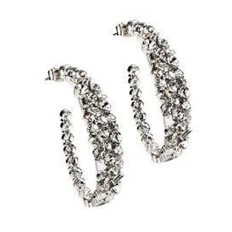 Upgrade Your Jewelry Collection For Less Crystal Oval Hoop