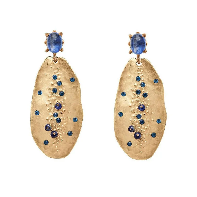 Affordable Gold-Plated Jewelry For Modern Fashion Cypress Kyanite Earrings