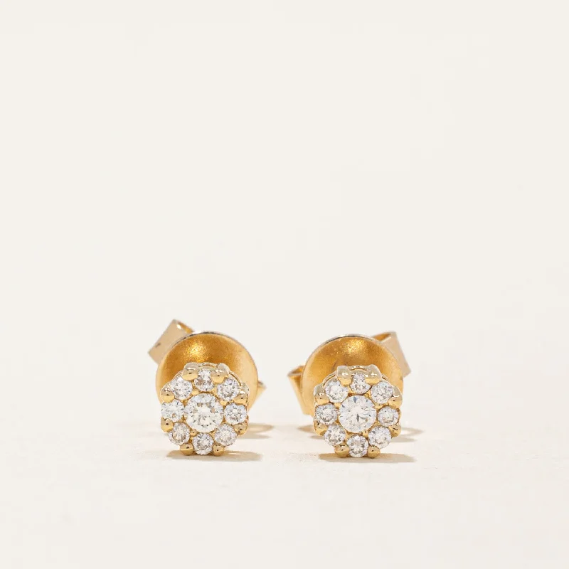 Bestselling Jewelry At Special Promotional Rates Diamond Cluster Stud Earrings | 0.13ctw |