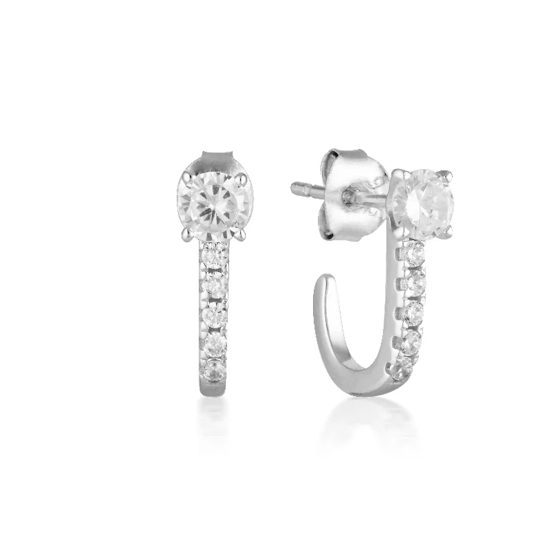 Flash Sale On Exquisite Jewelry – Don't Miss Out Georgini Sterling Silver Isla Stud Earrings