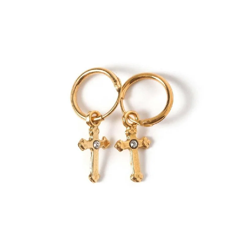 Fashion-Forward Jewelry At Incredible Prices Hoop Lovers Cross Earrings