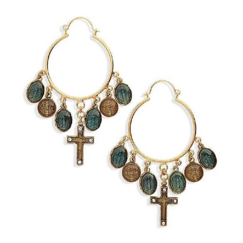 Discounted Jewelry For A Glamorous Look Les Celeste Hoop Earrings
