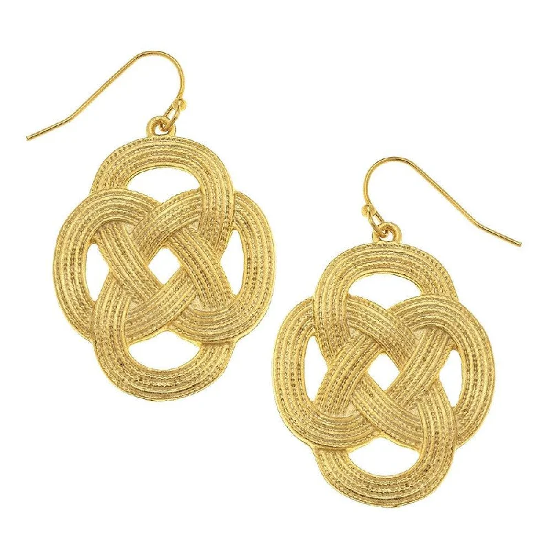 Modern Jewelry At Exclusive Discounts – Shop Today Love Knot Earring in  Gold
