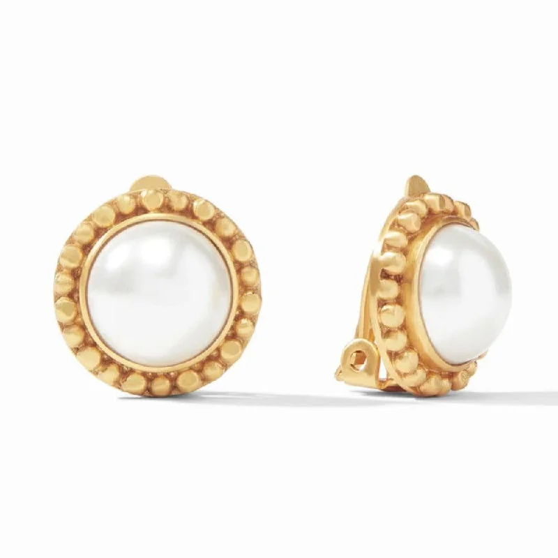 Limited-Stock Jewelry Sale – Once It's Gone, It's Gone Marbella Pearl Clip Earrings