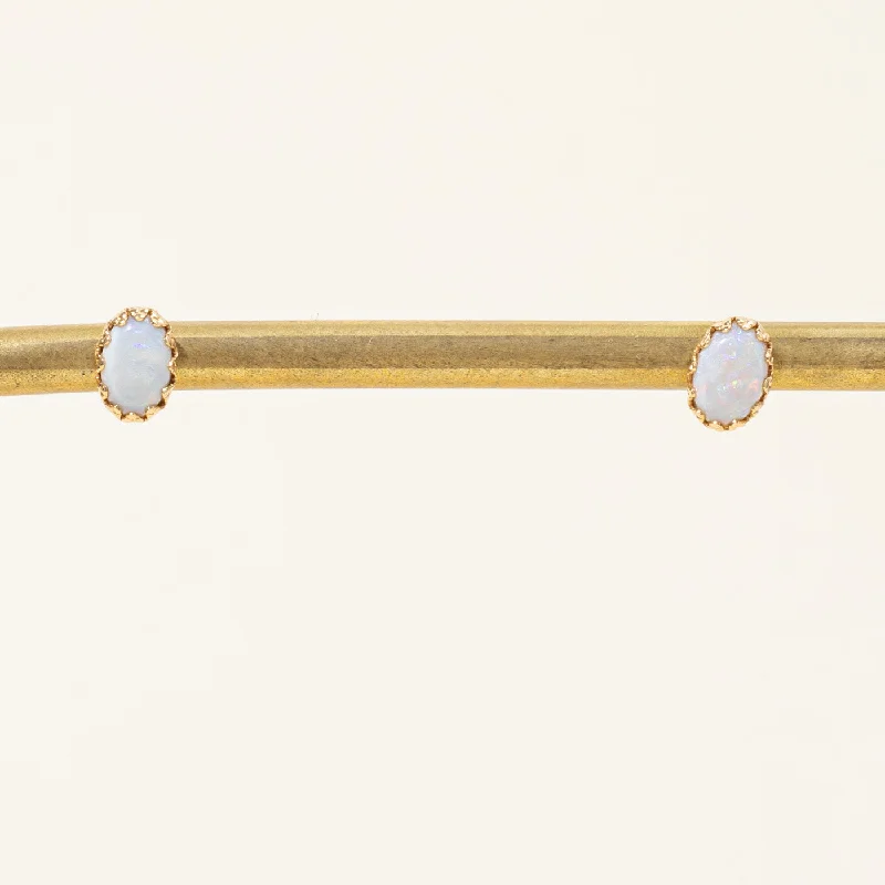 Trending Jewelry Now Available At Exclusive Prices Opal Stud Earrings | 0.60ctw |