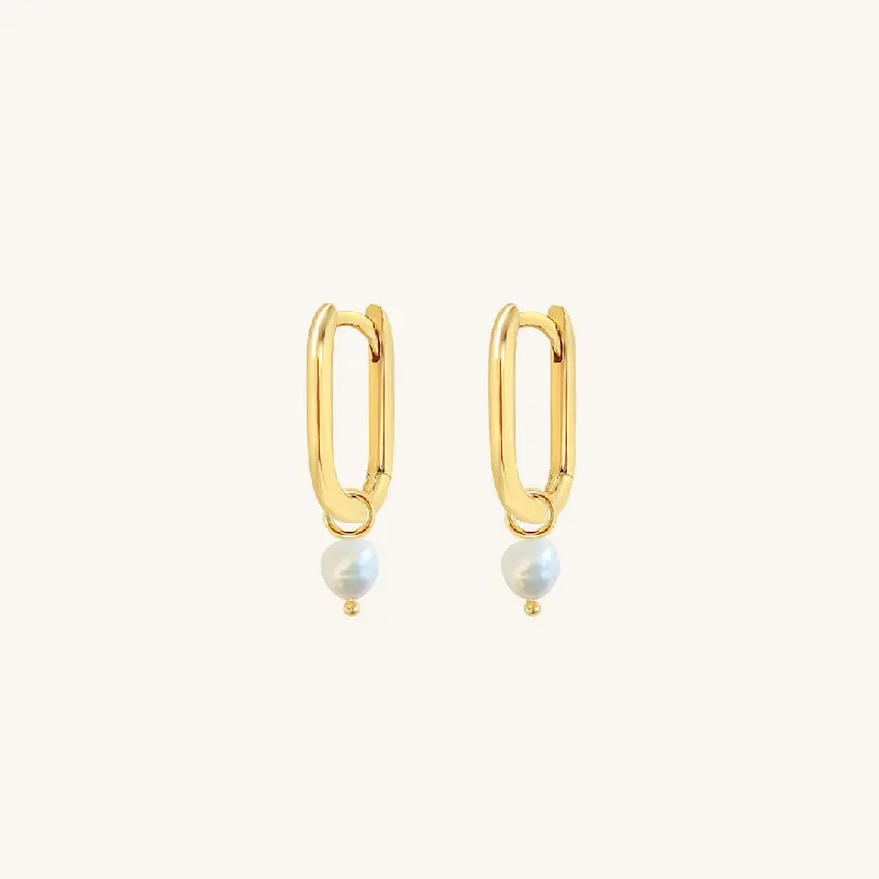 Luxury Jewelry Now At Special Promotional Rates Pearl Marley Hoops - Stone of Potential