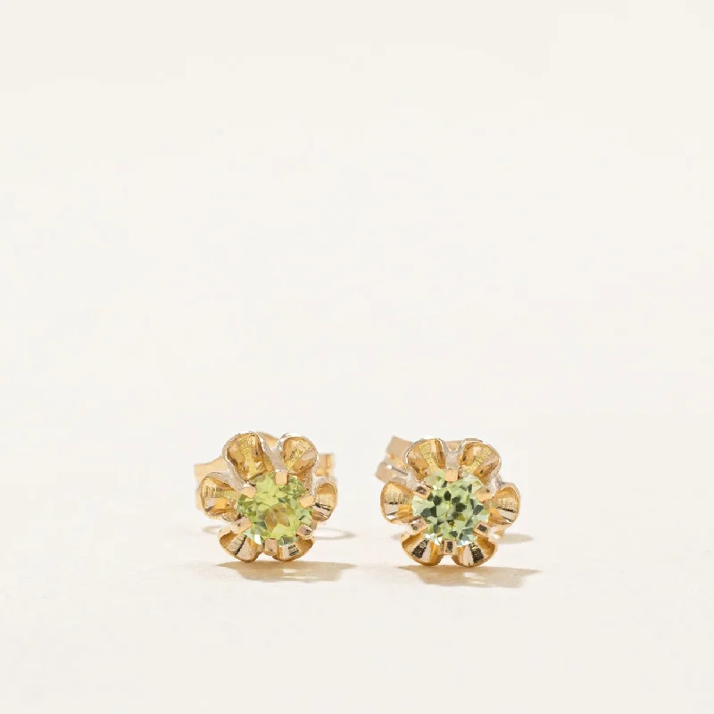 Buy More, Save More On Stunning Jewelry Designs Peridot Stud Earrings | 0.20ctw |