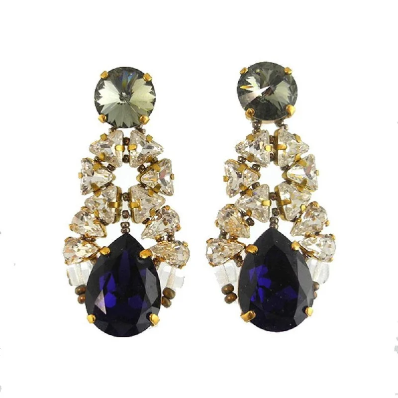 Unmissable Jewelry Sale – Shop Before It's Too Late Purple Crystal Drop Earrings