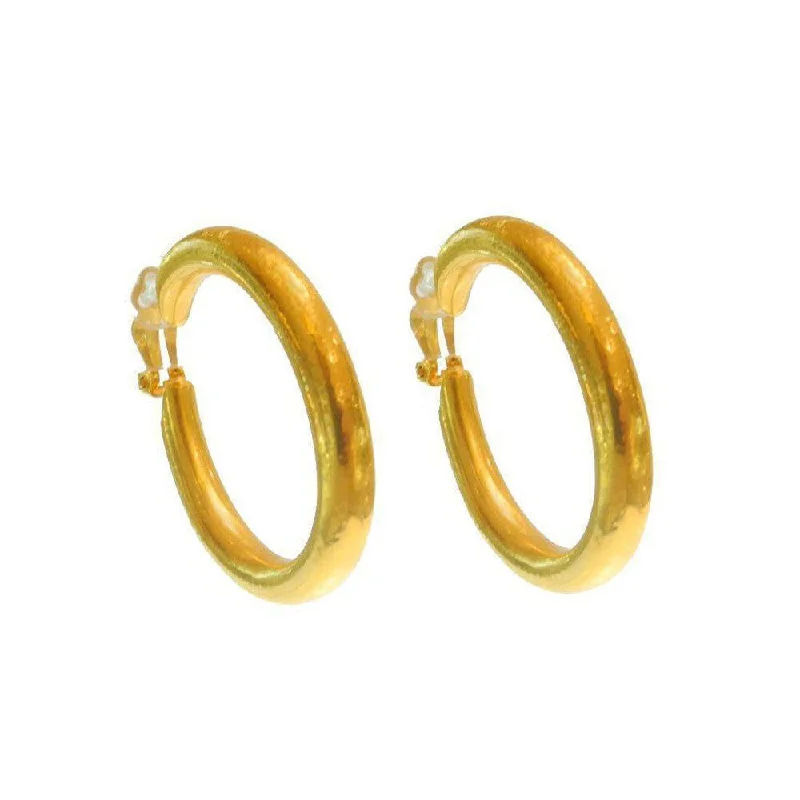 The Perfect Jewelry Piece At The Perfect Discount Round Clip Hoop Earrings
