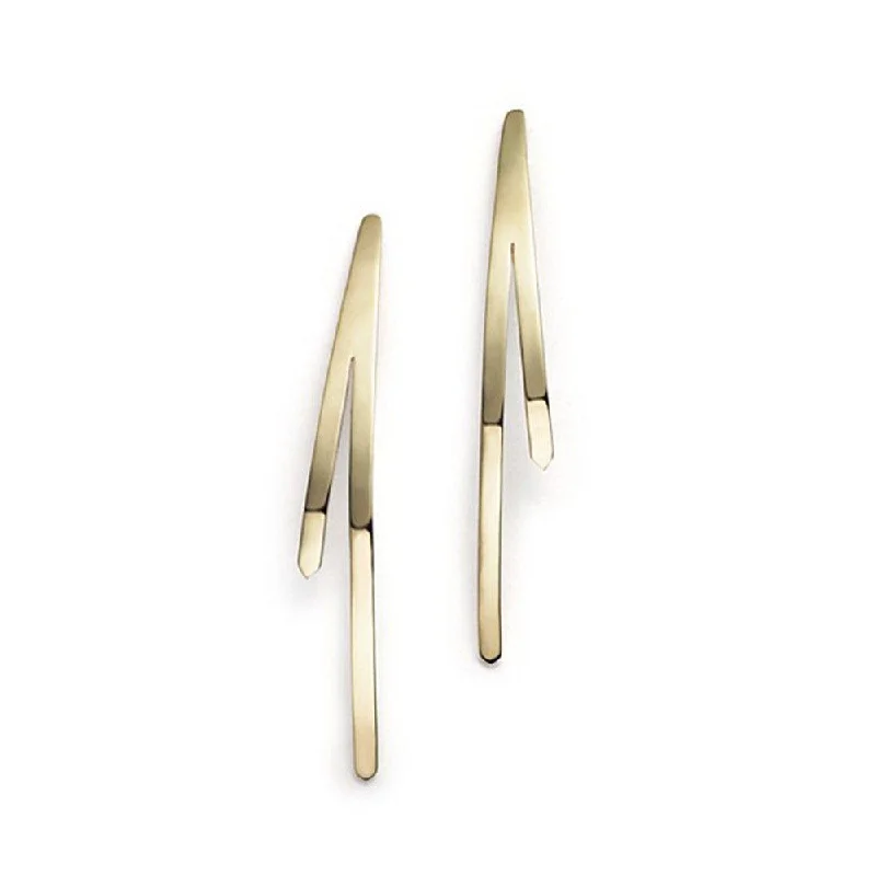 Fashion-Forward Jewelry At Exclusive Discounts Short Bar Reflector Earrings