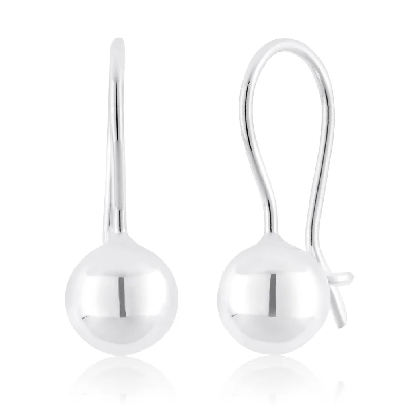 Stunning Jewelry At A Fraction Of The Price Sterling Silver Euroball Earrings