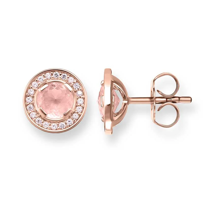 The Perfect Jewelry Piece At The Perfect Discount Thomas Sabo Rose Gold Plated Sterling Silver Stud Earrings