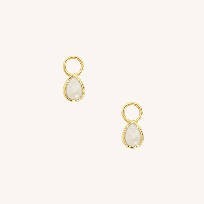 Jewelry Sale – Exclusive Styles At Lower Prices Moonstone Trove Hoop Charm (Set of 2)