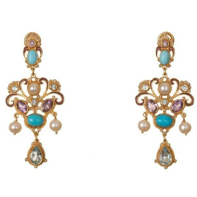 Best Jewelry Sale – Shop Exclusive Designs Now Turquoise and Amethyst Earrings