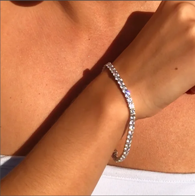 Shop Modern Jewelry Collections With Exclusive Discounts 10 ctw Eternity Tennis Bracelet - 50% Final Sale