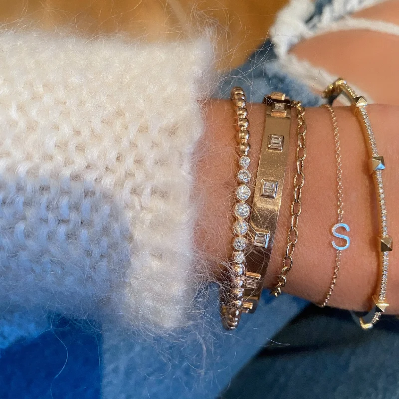 Handcrafted Jewelry Sale – Unique Designs At Low Prices Initial Bracelet