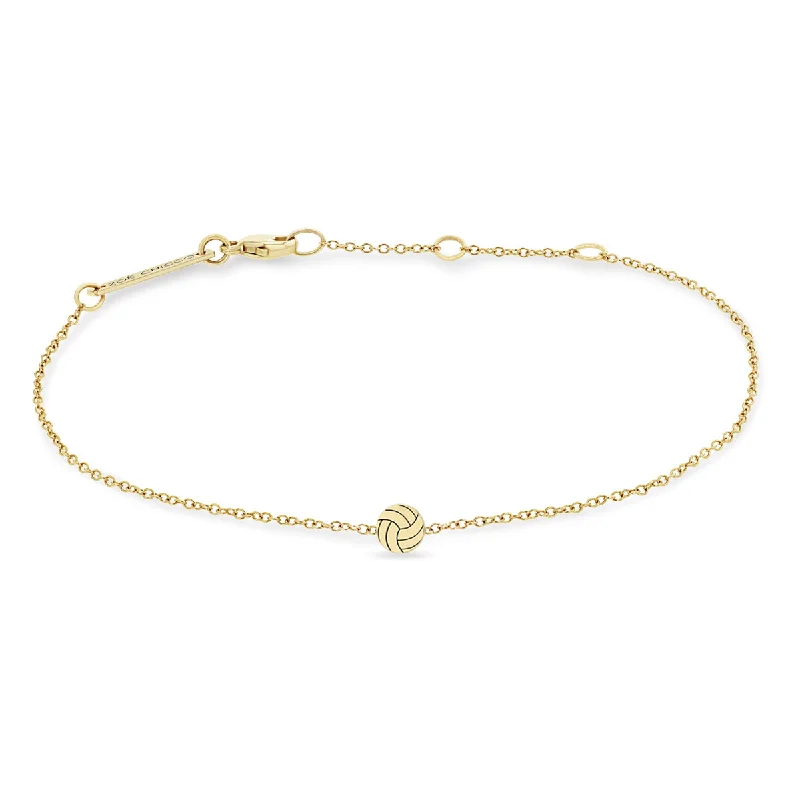 14k Itty Bitty Volleyball Bracelet