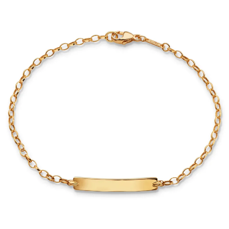 18K Yellow Gold Petite Poesy Bracelet