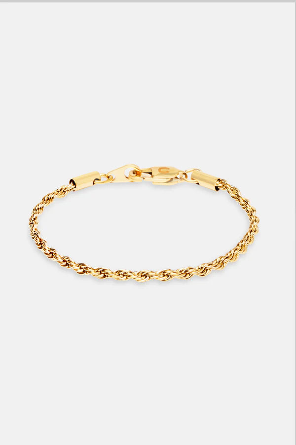 Celebrate Every Occasion With Sparkling Savings 3MM Rope Bracelet - Gold