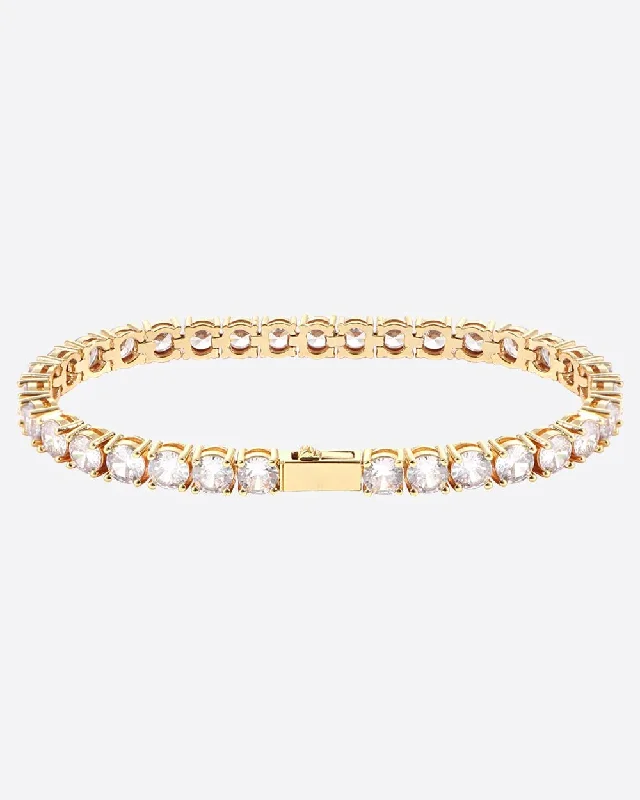 Jewelry Deals That Outshine The Rest 5MM VVS TENNIS bracelet - Gold