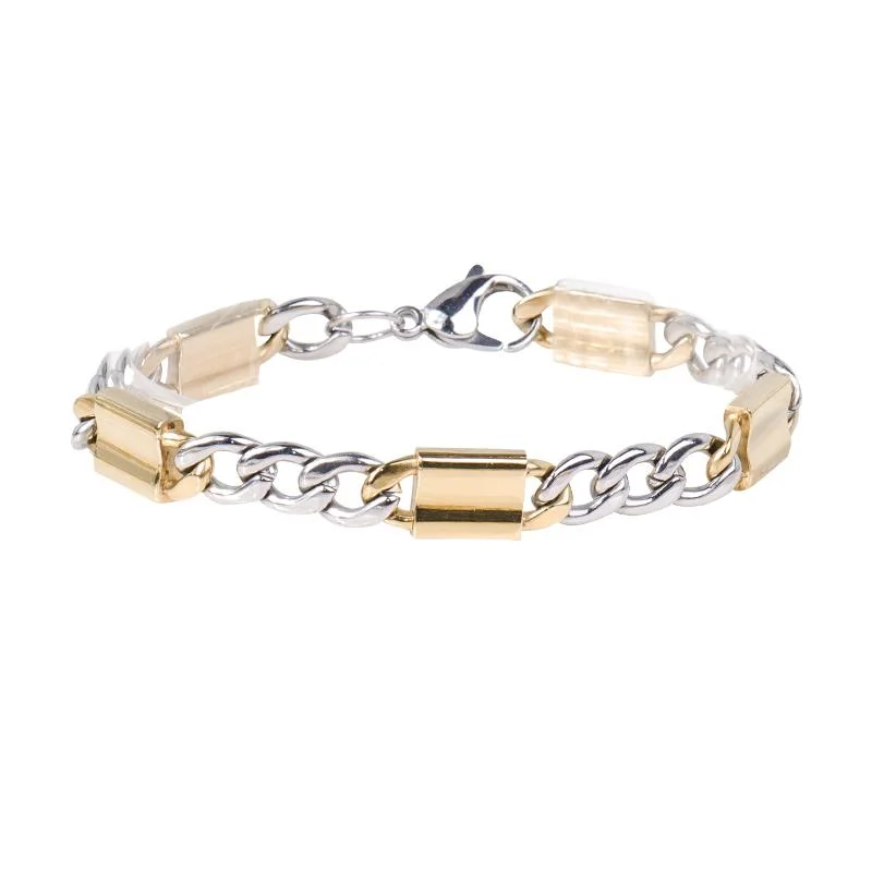 Unmissable Jewelry Sale – Shop Before It's Too Late Andreo Two-Tone Steel Bracelet