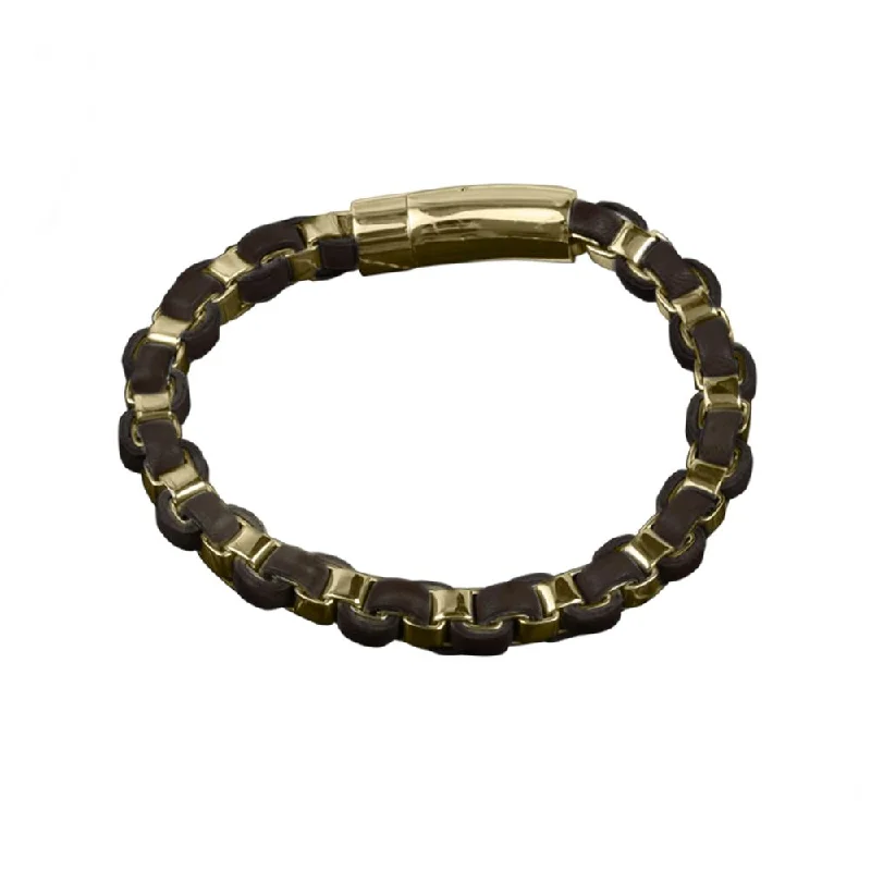 Discounted Jewelry For A Glamorous Look Arizona Men's Gold Bracelet