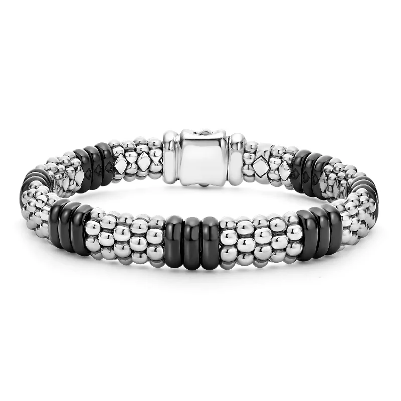 Last Chance To Shop High-End Jewelry At Markdown Prices Black Caviar Ceramic Caviar Beaded Bracelet | 9mm Last Chance To Shop High-End Jewelry At Markdown Prices Black Caviar Ceramic Caviar Beaded Bracelet | 9mm