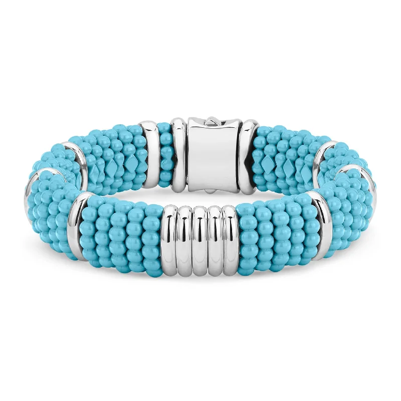 Unmissable Jewelry Sale – Shop Before It's Too Late Blue Caviar Statement Ceramic Beaded Bracelet | 15mm Unmissable Jewelry Sale – Shop Before It's Too Late Blue Caviar Statement Ceramic Beaded Bracelet | 15mm