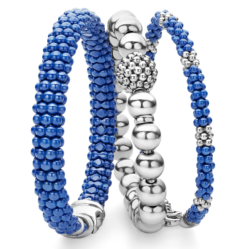 Once-A-Year Jewelry Sale – Grab Your Favorites Now Blue Caviar Ultramarine Ceramic Caviar Bracelet Gift Set