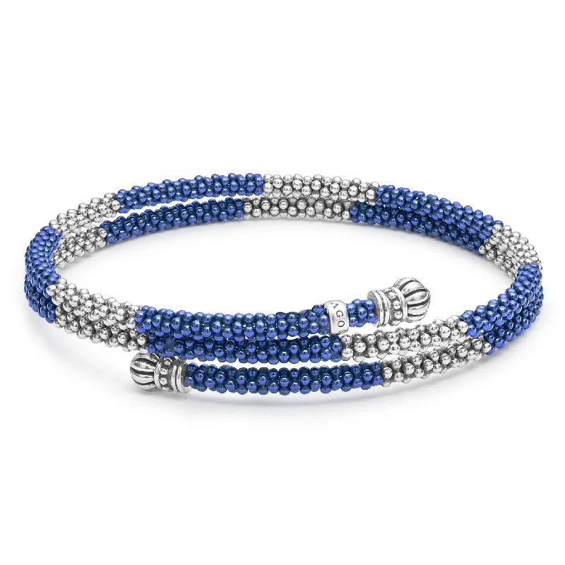 Personalized Jewelry Sale – Meaningful Gifts At Great Prices Blue Caviar Ceramic Beaded Wrap Bracelet