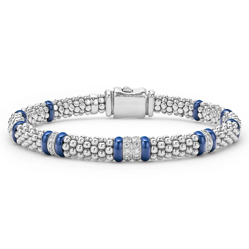 Timeless Elegance At Unbelievable Discounts Blue Caviar Four Station Diamond Caviar Bracelet | 6mm Timeless Elegance At Unbelievable Discounts Blue Caviar Four Station Diamond Caviar Bracelet | 6mm