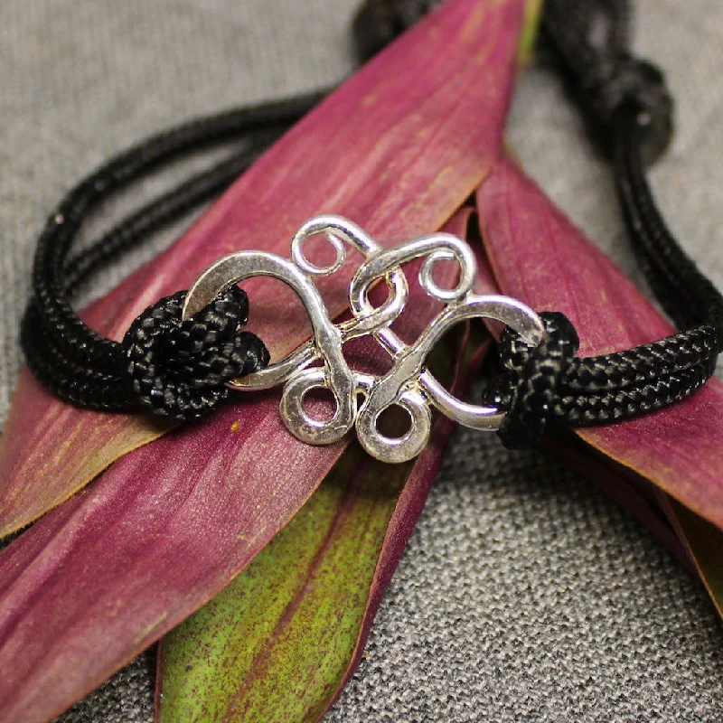 Fashion-Forward Geometric Jewelry For Contemporary Style Butterfly Effect Cord Bracelet