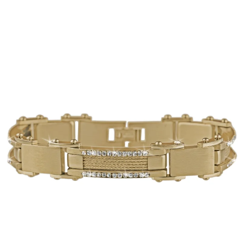 Discounted Jewelry For A Glamorous Look Cable Men's Bracelet