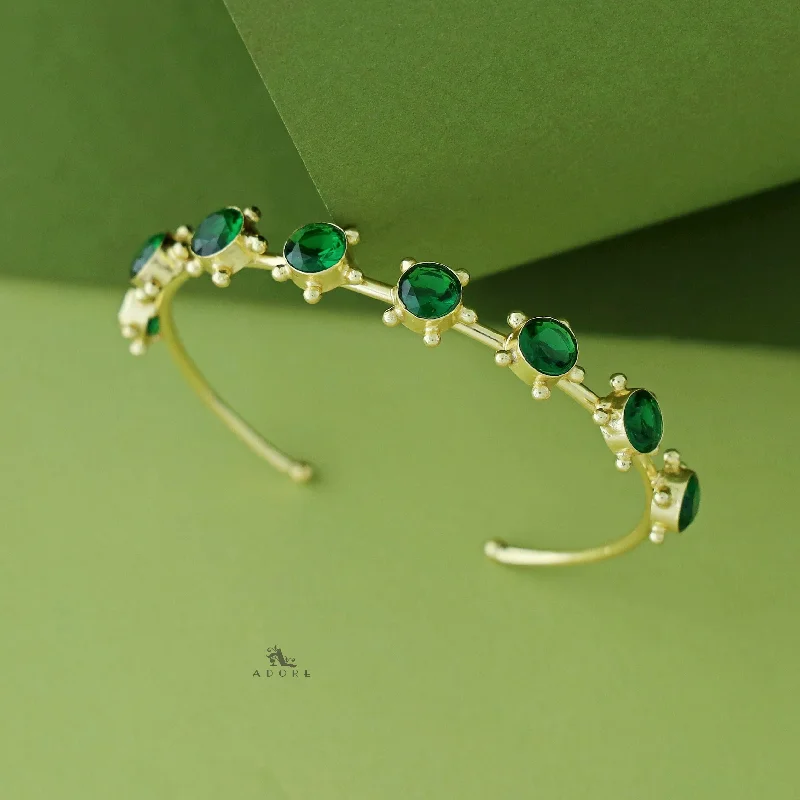 Bestselling Jewelry Now On Sale – Elevate Your Look Camillia Golden Glossy Stone Bangle