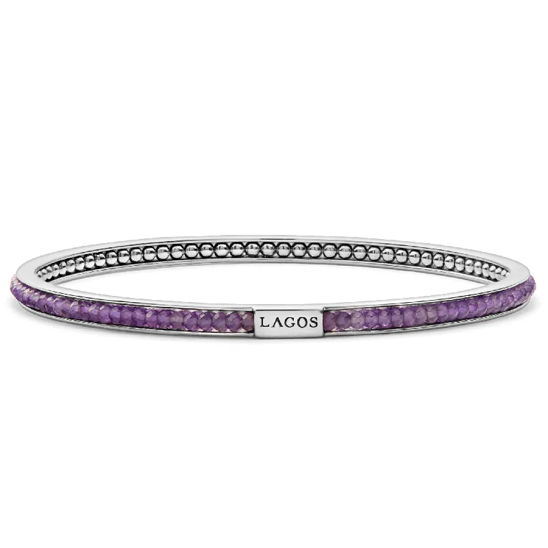 Premium Jewelry Now Available At Special Discounts Caviar Icon Amethyst Bangle