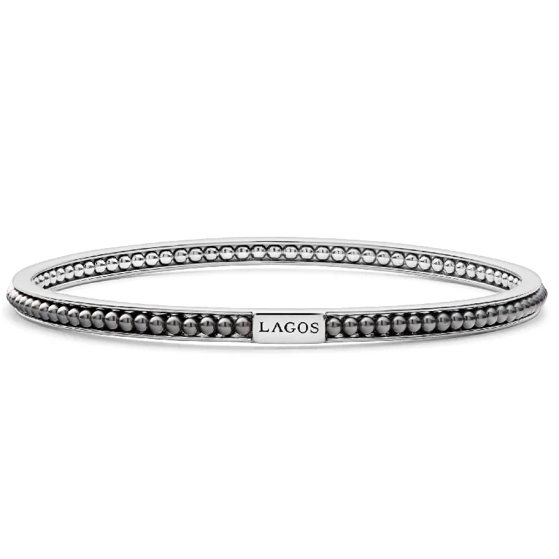 Jewelry Clearance – Final Chance To Save Big Caviar Icon Hematite Bangle