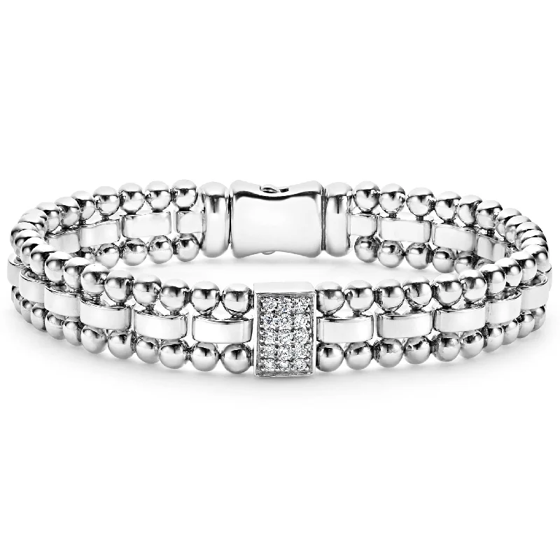 Limited-Time Offer On Premium Jewelry Collections Caviar Spark Single Station Diamond Link Bracelet Limited-Time Offer On Premium Jewelry Collections Caviar Spark Single Station Diamond Link Bracelet