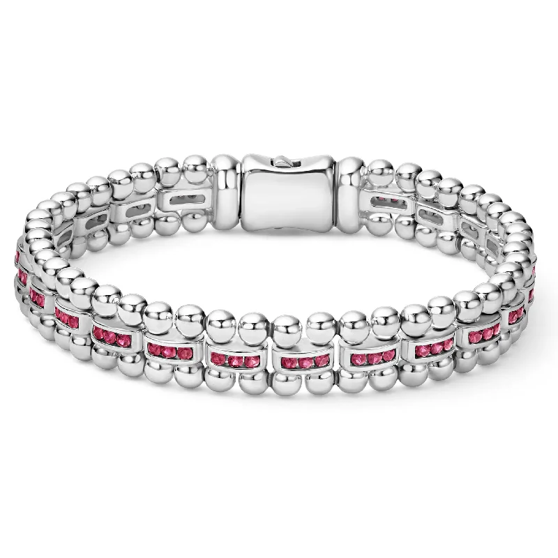 Elegant Jewelry, Exclusive Prices – Shop Now Caviar Spark Ruby Link Bracelet