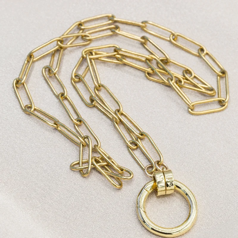 Gold Charm Necklace Chain