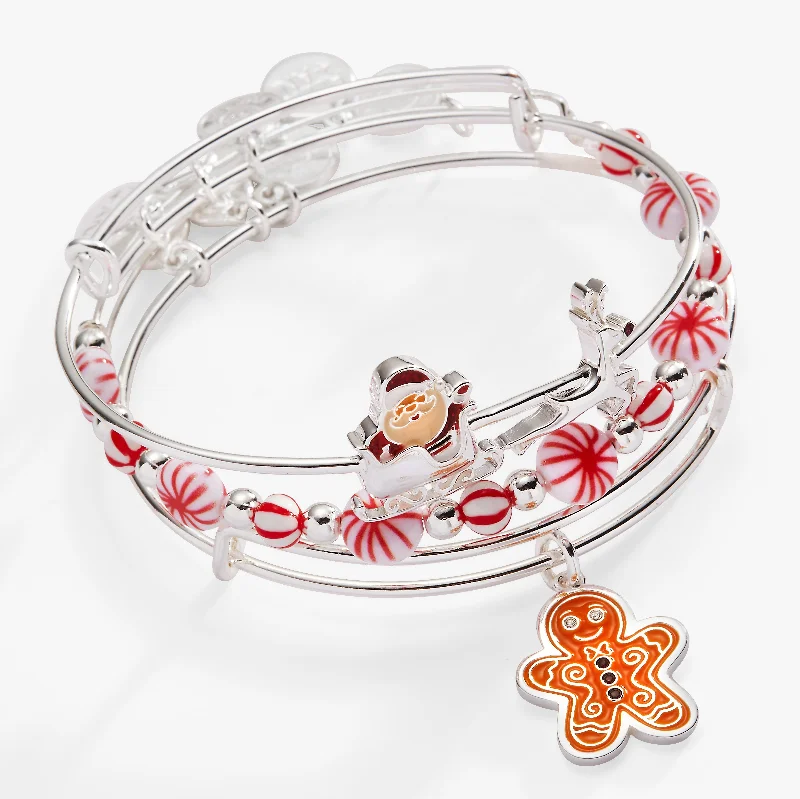 Christmas Bangles Set of 3