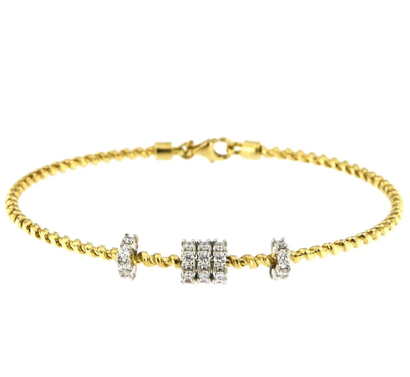 Personalized Jewelry Sale – Meaningful Gifts At Great Prices Tubogas Circle 18K Gold Bracelet w. Diamonds Personalized Jewelry Sale – Meaningful Gifts At Great Prices Tubogas Circle 18K Gold Bracelet w. Diamonds