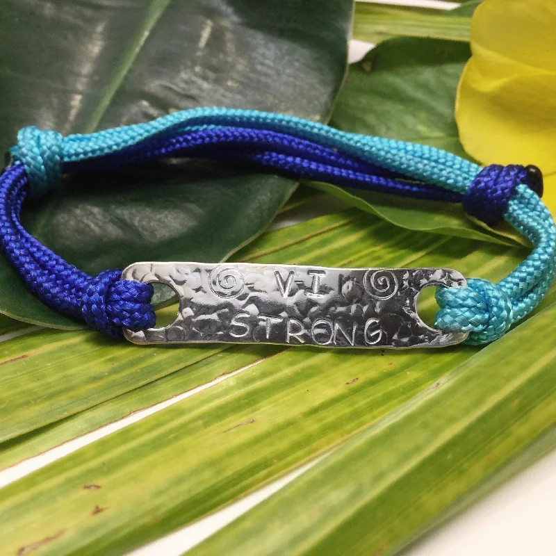 Best-Selling Jewelry Now Available At Special Deals VI Strong Cord Bracelet in Blue Tones