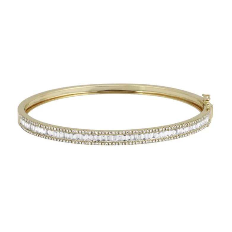Exclusive Jewelry Offers – Sparkle For Less The Blair - Diamond Baguette Bangle