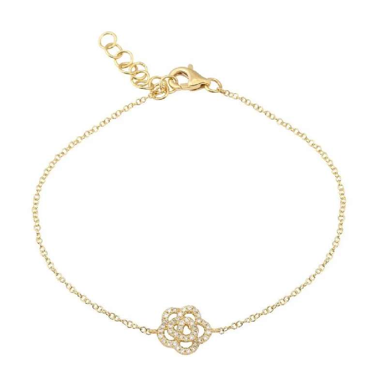 Make Every Moment Shine – Jewelry Discounts Available Diamond Flower Bracelet