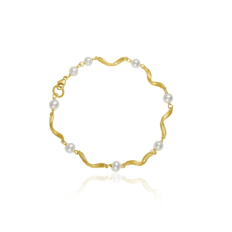 Exclusive Jewelry Bundles At Discounted Prices Vega Pearl 18K Gold Bracelet