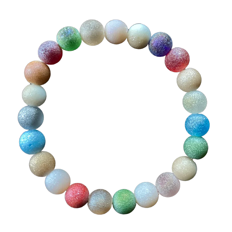 Easter Parade Matte Pastel Mix 8mm Bracelet