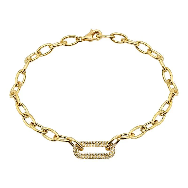 Elevate Your Jewelry Collection With Limited-Time Savings Double Row Diamond Link Chain Bracelet Elevate Your Jewelry Collection With Limited-Time Savings Double Row Diamond Link Chain Bracelet