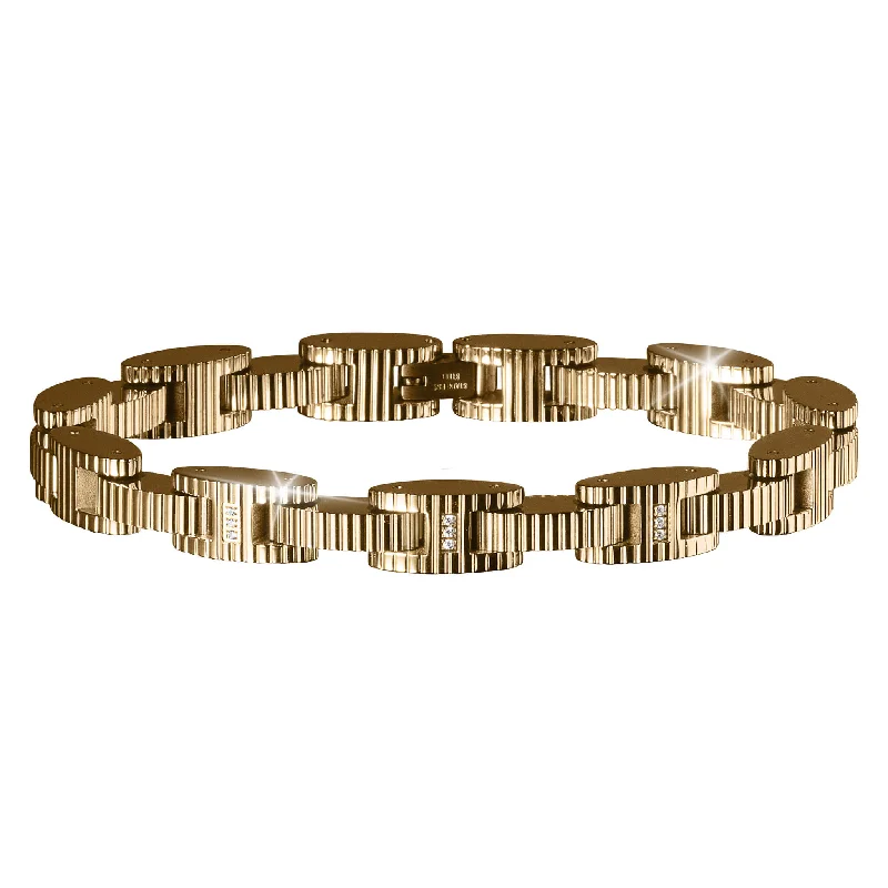 Affordable Glamour – Premium Jewelry At Special Prices Golden Groove Bracelet