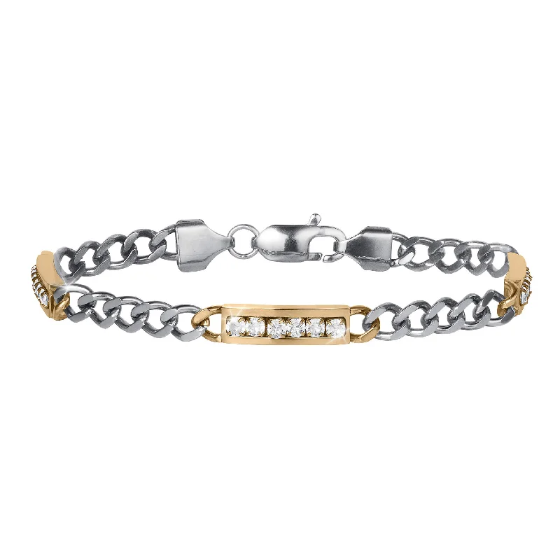 Affordable Gold-Plated Jewelry For Modern Fashion Gravitas Men's Bracelet
