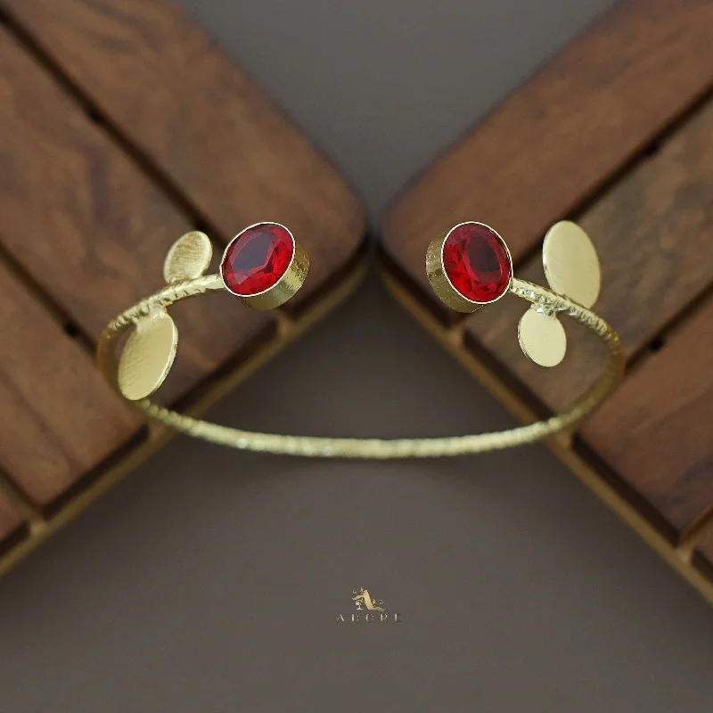 Shop Modern Jewelry Collections With Exclusive Discounts Hamsini Golden Glossy Stone Bangle
